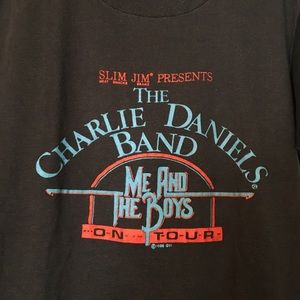 Vintage 1984 The Charlie Daniels Band Me and the Boys On Tour T-shirt